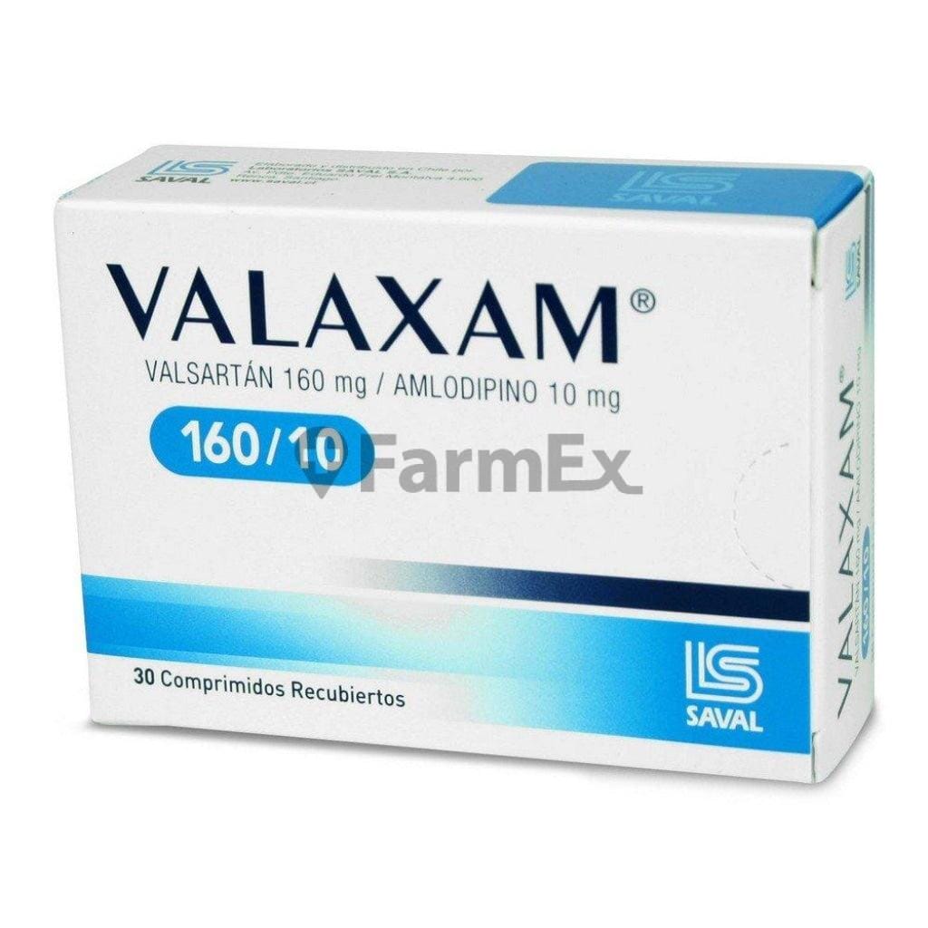 Valaxam 160 mg / 10 mg x 30 comprimidos Farmex-MiaHealth-Persistente